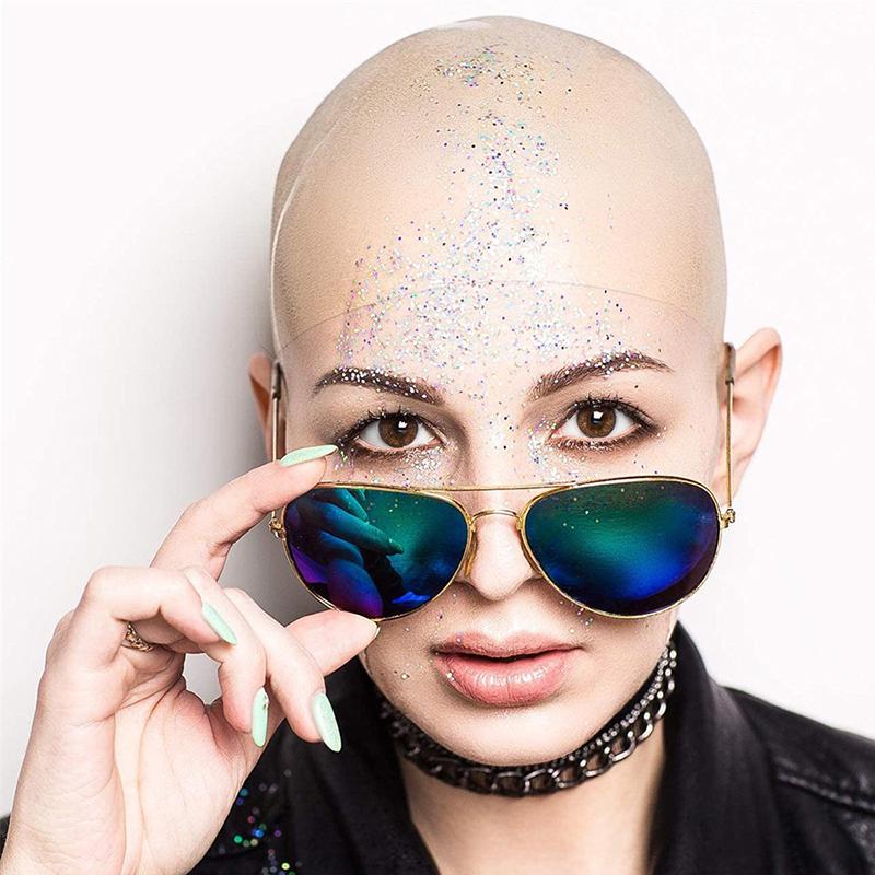 3 Pcs Bald Caps Set Bald Wig Hair Net For Wigs Halloween Costume Accessories Theater And Cosplay