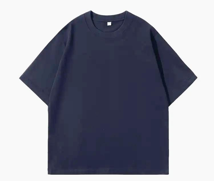 Unisex Solid Blank Crew Neck Tshirt Basic Pure Cotton Loose Short Sleeve Minimalist Daily Casual Oversized Streetwear Top