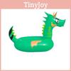 Adult Green Dinosaur Inflatable Swim Ring Thick Pvc Pool Float Raft