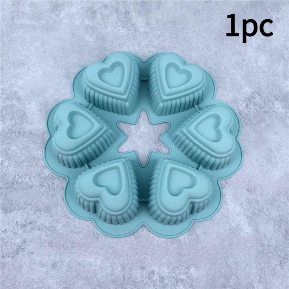 Heat Resistant Heart-Shaped Cake Mold Food Grade Silicone French Pastry Mold  Pudding