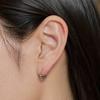 [925 Silver] Pondering One-Touch Earrings (1)