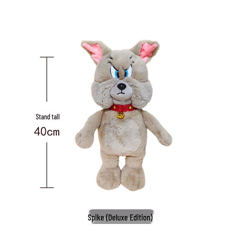 Tom and Jerry Plush Toy Set: Tom Cat Doll & Jerry Mouse Pillow