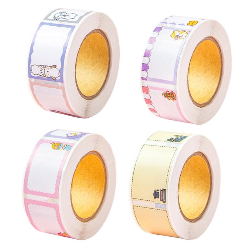 350 szt. Urocze etykiety imienne Naklejki identyfikacyjne Samoprzylepne etykiety imienne Naklejki Etykiety na odzież do żłobka i szkoły