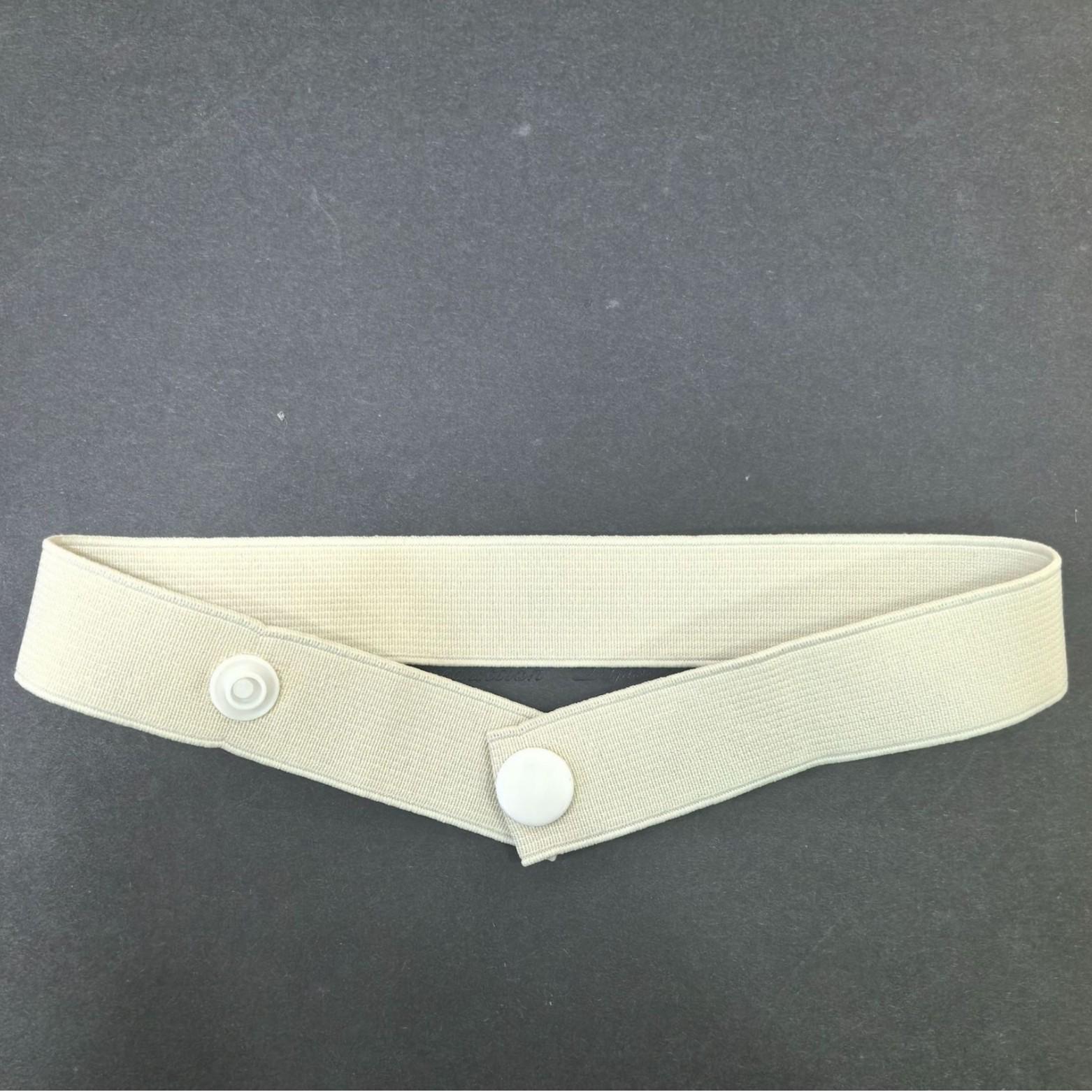 Trendy 8CM Cotton Linen Curtain Tieback: No-Punch Elastic Buckle