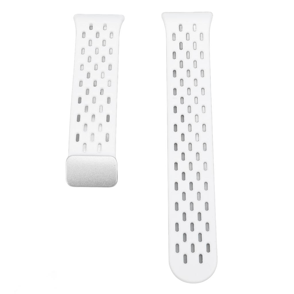 Watch Band Quick Release Silicone Lightweight Stylish Breathable Watch Strap for Galaxy Fit3 White
