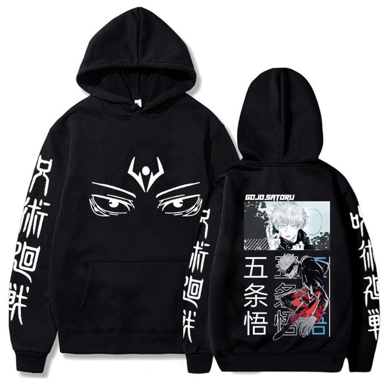 Japanese Anime GetoSuguru Men's Hoodie Vintage Unisex Pullover Men Vintage Graphic Hoody Tops Oversize Streetwear Clothing