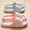 Home slippers women's summer hotel bathroom men's indoor cool slippers casual bath couple household flip flops
