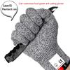 Une Paire Gants Anti-Coupure Vente Chaude Gris Noir Niveau 5 Protection de Sécurité Gants de Travail Coupe du Verre