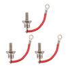 3PCS 25A ZX25 12 Diesel Generator Diode Small Portable Rectifier Diode Replacement Accessories Parts Positive Red Line
