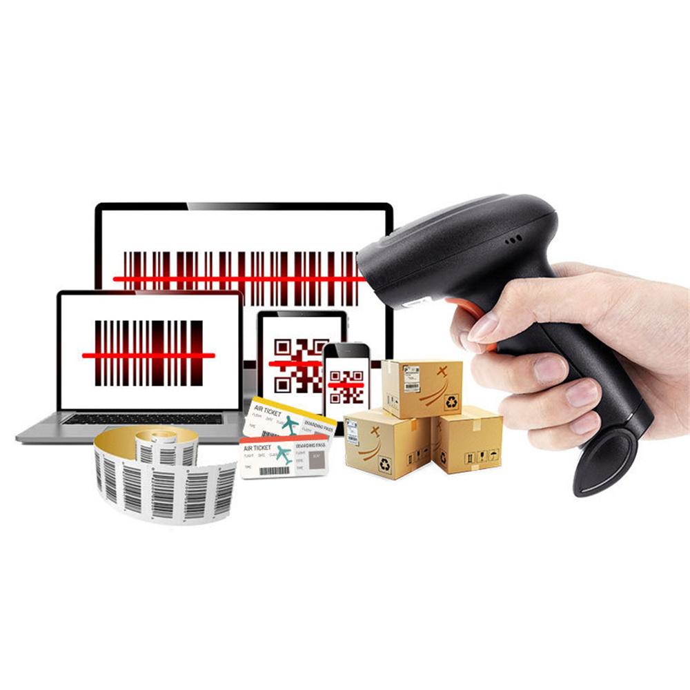 Bezdrátový 2D skener čárových kódů Logistický skener supermarketů