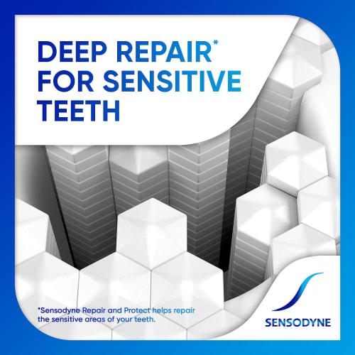Sensodyne Repair and Protect Whitening Sensitivity Toothpaste for Sensitive Teeth, 3.4 Ounces (Pack of 2)