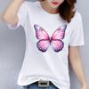 Cute Butterfly Printed TShirt Short Sleeve Aesthetic Graphic Womens Harajuku Top Casual Fashion TShirt