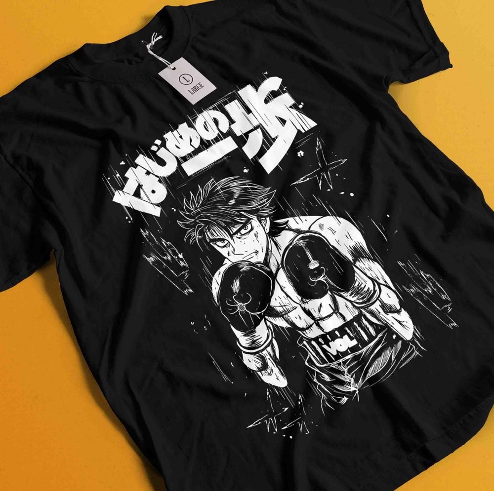 

Hajime No Ippo T-Shirt Ippo Makunouchi Kamogawa Boxing Gym Kbg Shirt All Size XL