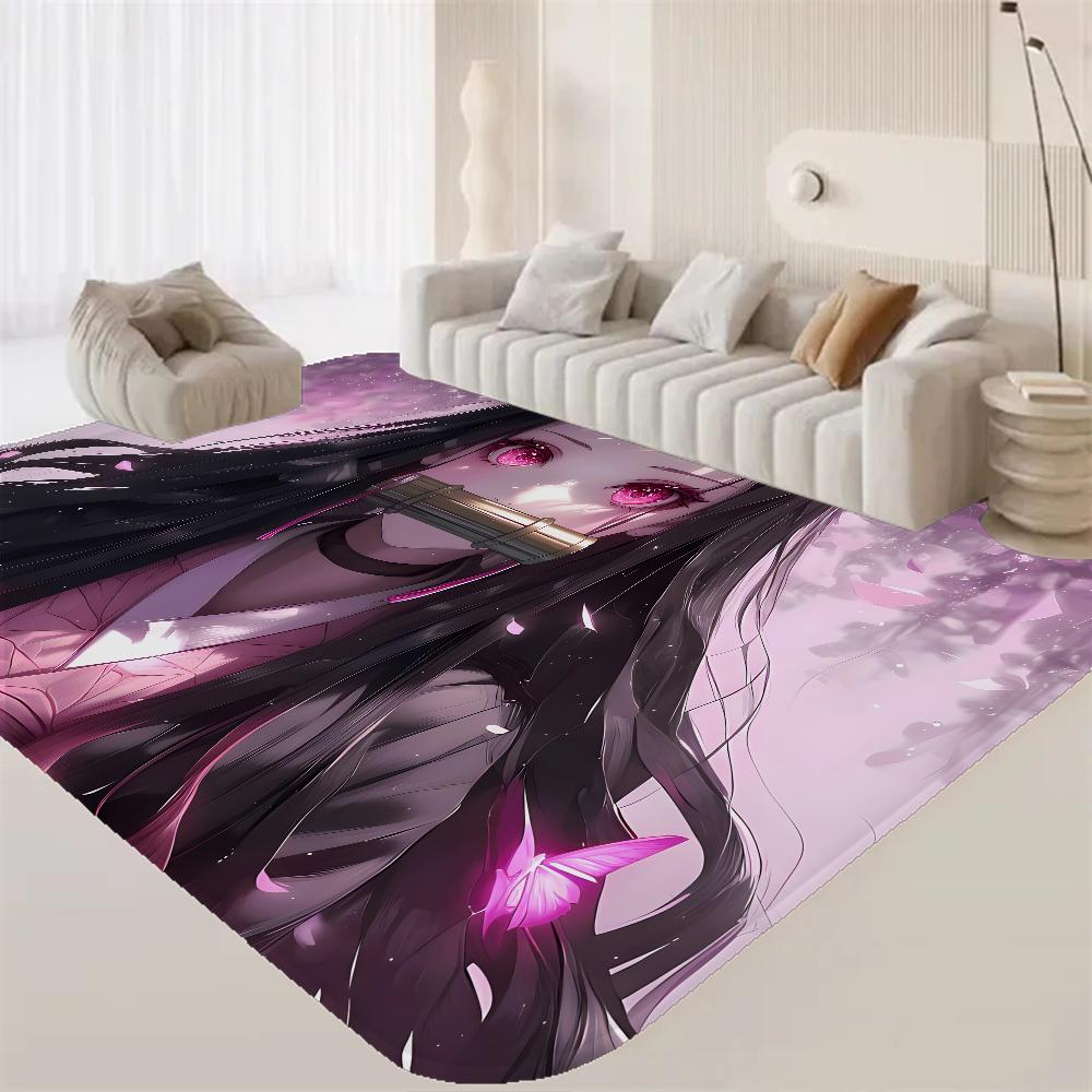 Kamado Nezuko Demon S-Slayer Bathroom Mat Anti-slip Absorb Water Long Strip Cushion Bedroon Mat Hotel Decor Mat