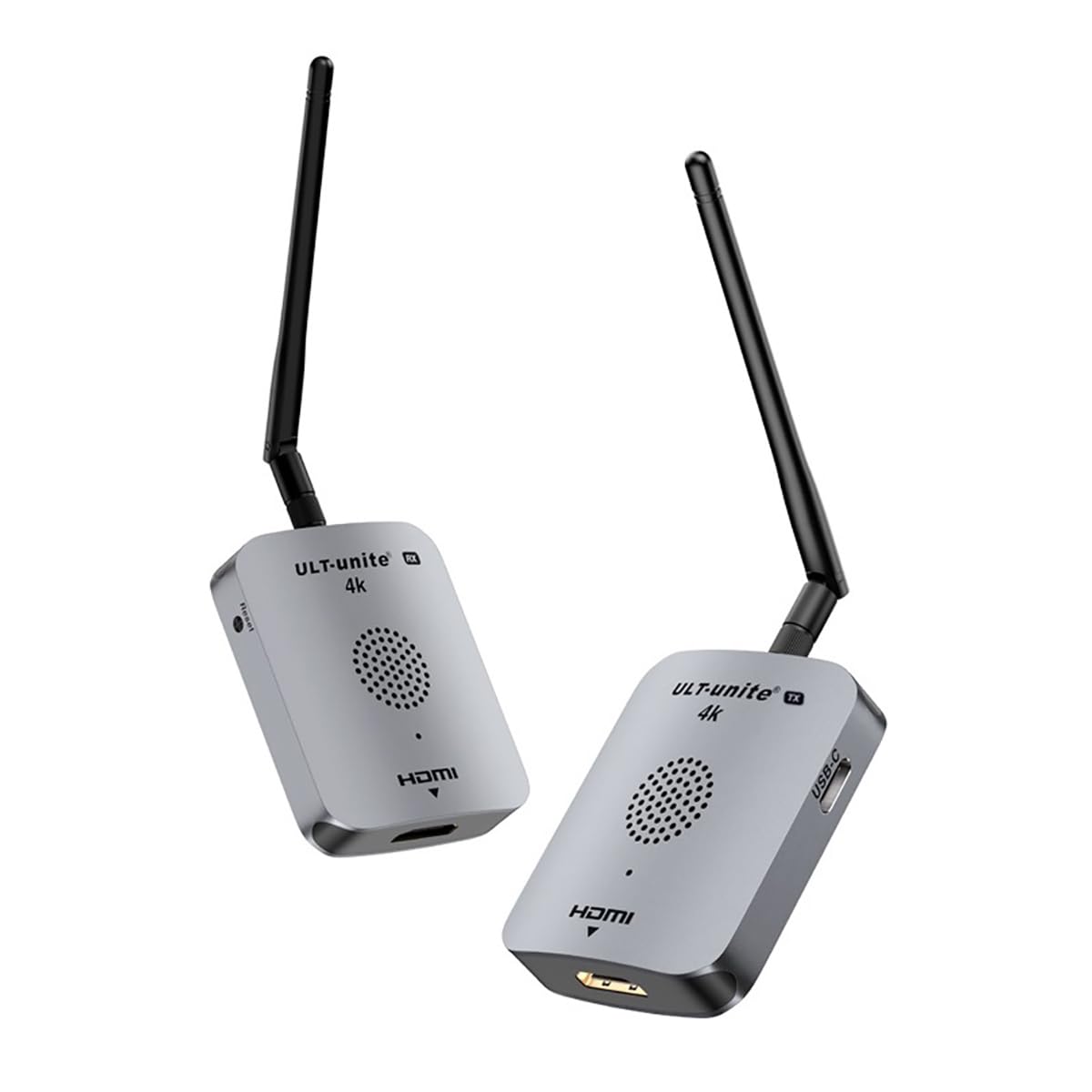 

eppfun Long Distance Wireless HDMI 4K Wireless Set 80m Stable Transmission Video Audio Synchronization Output for Conference Projector сірий колір