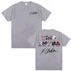 Singer Nina Chuba Album Tour 2025 Cover Tshirt Men Women Fashion Vintage Short Sleeve Tee Shirt Summer ONeck Loose Shirt Tops