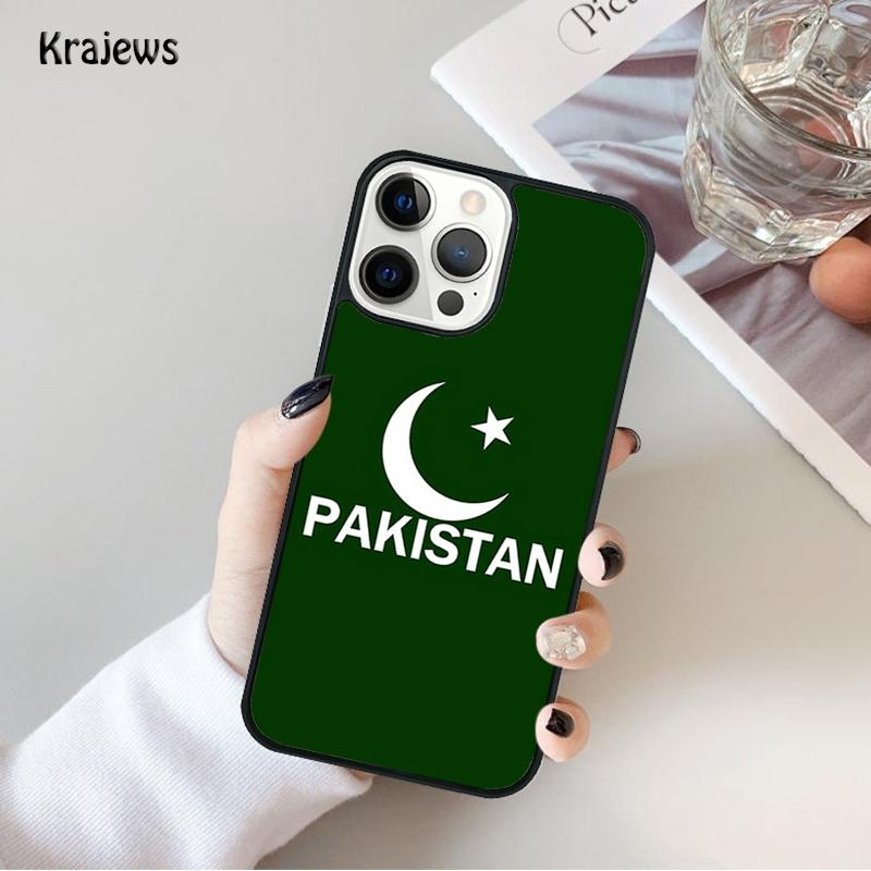 Pakistan Flag Phone Case For iPhone 17 Air 16 15 14 Max Plus 11 12 13 Pro Max Phone Cover coque