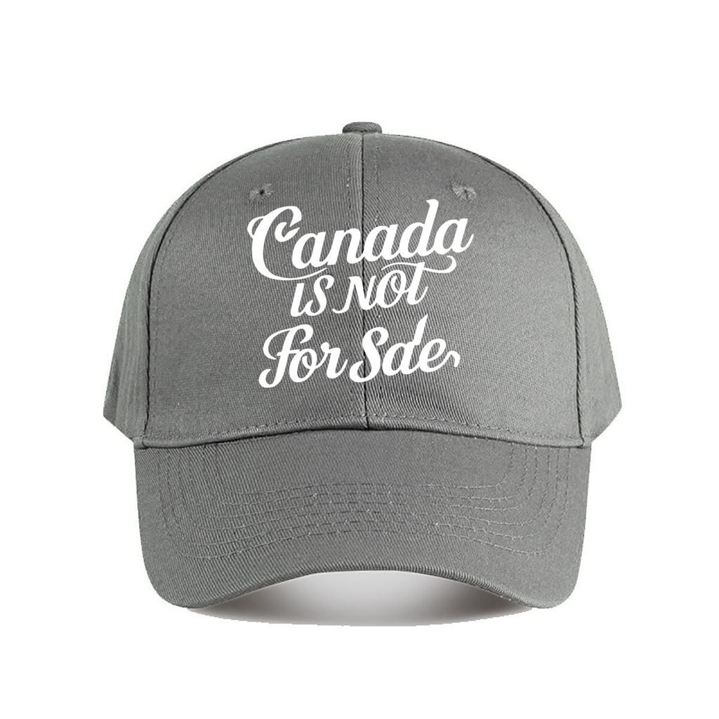 Canada Is Not For Sale Graphic Baseball Cap Fashion Unisex Sunhat Womens Outdoor Sports Snapback Cap