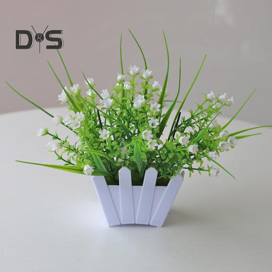 Flor artificial de plástico requintado bonsai realista decorativo falso bonsai