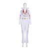 Film Presley Cosplay Kostuum Diamant Rockzanger Cosplay Volwassenen Kinderen Wit Geprint Jumpsuit Pakken Halloween Kostuum