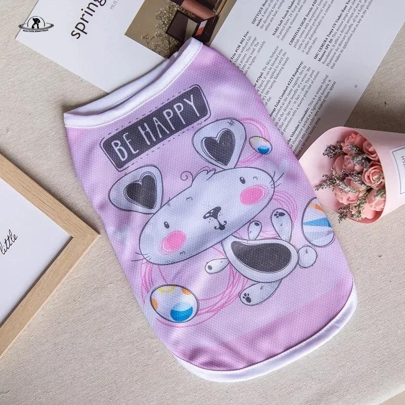 

Жилет для щенков из мультфильмов, летняя одежда для маленьких собак, чихуахуа, йоркширская болонка, мальтийская болонка, рубашки для собак, одежда для домашних животных, наряд для кошек XXL