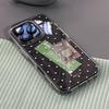 Y2k Korean Full Screen Polka Dots Phone Case For iPhone 17 AIR 17 16Pro 15 14 13 12 11Pro MAX XR XS MINI 78Plus Clear Back Cover