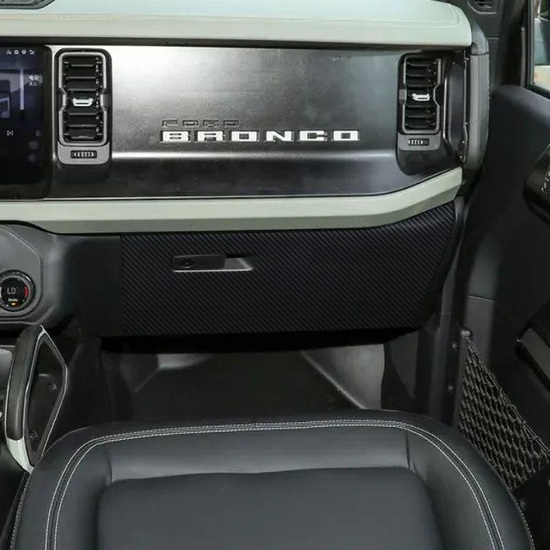 For Ford Bronco 2026 2026 Car Door Anti Kick Pad Mat Glove Box Protection Sticker Scratch Resistant Film Interior Accessories