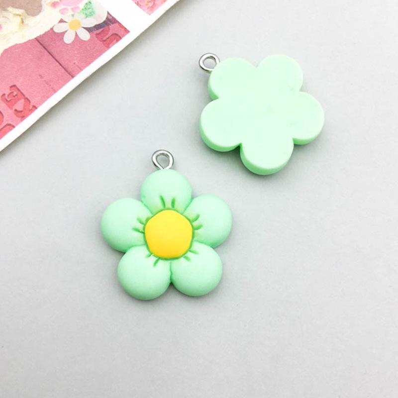 

Resin Simulation Cute DIY Cartoon Flower Kids Jewelry Hair Tie