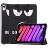 Case for iPad Mini 7 6 8.3'' with [Tri-fold Stand + Auto Wake/Sleep], Colorful Premium PU Leather Case Shockproof Hard Shell