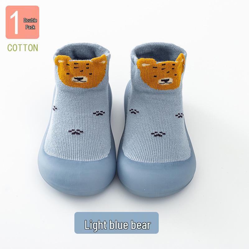 

Детские носки-пинетки с мягкой подошвой и нескользящим покрытием - Защита от холода, Лето - Осень 24/25 (Recommended: 13.5-14.5cm)