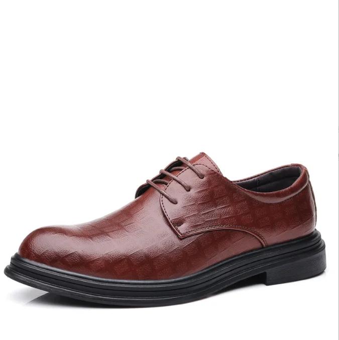 Pánské společenské boty z pravé kůže, vysoce kvalitní, formální, oxfordské, pánské kožené boty, mokasíny, zapatos hombre