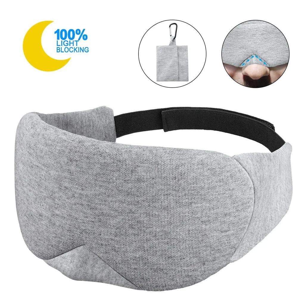 Sovmask Snabbsomnande Ögonmask Ögonskugga Skydd Skugga Lapp Kvinnor Män Mjuk Bärbar Ögonbindel Resa Slaapmasker