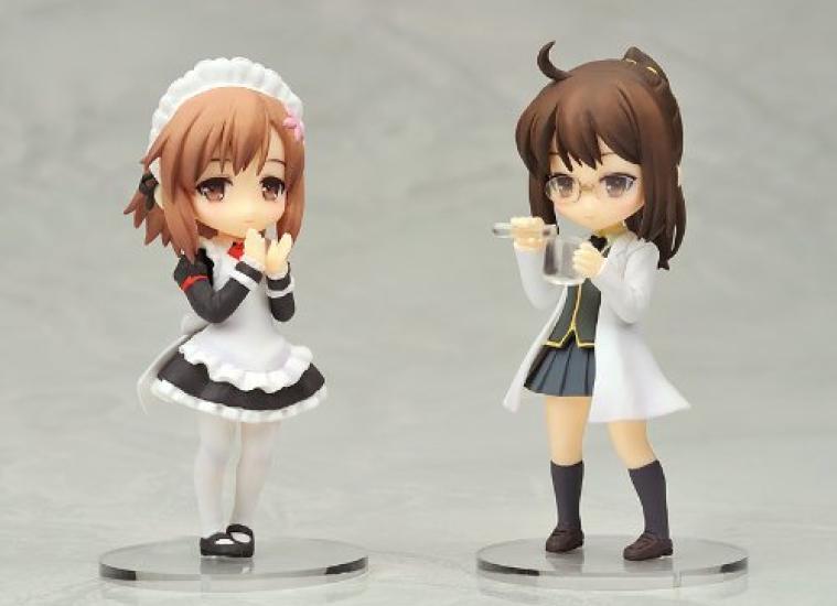Haganai Twin Shiguma Rika Kusunoki Yukimura PVC Pack & (non-scale pre-painted figure)