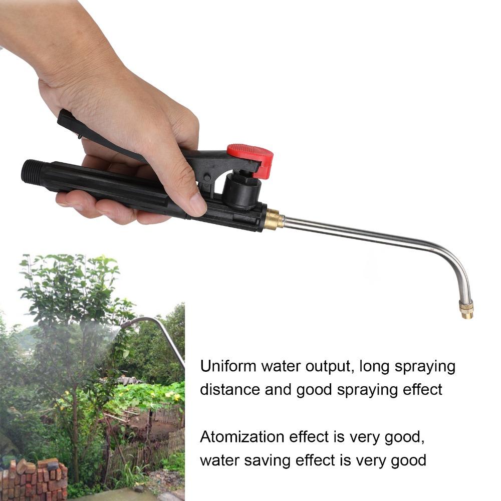 Stainless Steel Watering Wand Curved Nozzle Garden Hose Watering Wand Sprayer Wand  Garden Watering