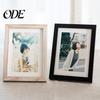 Vertical Picture Frame 6/7/8/10-Inch/A4 Vintage Wooden Photo Clear Glass Display Table Rustic Home Office Bedroom Desktop Holder Decoration