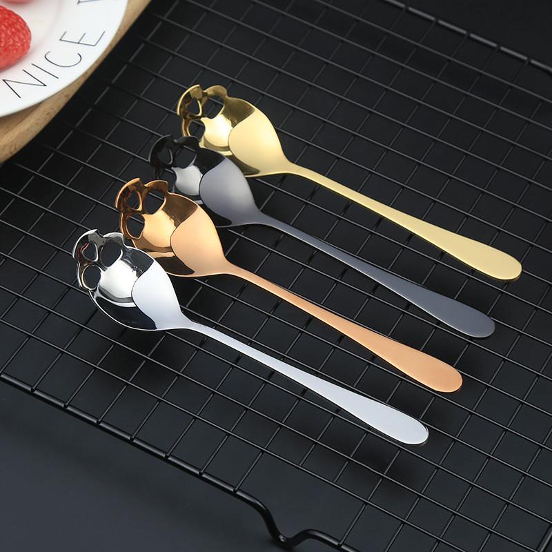 Elegant Skull Head Coffee Spoon Durable Stainless Steel Stirring Spoon