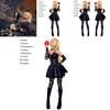 Atemberaubendes Death Note Misa Amane Imitationskleid für Frauen Cosplay Halloween-Outfit