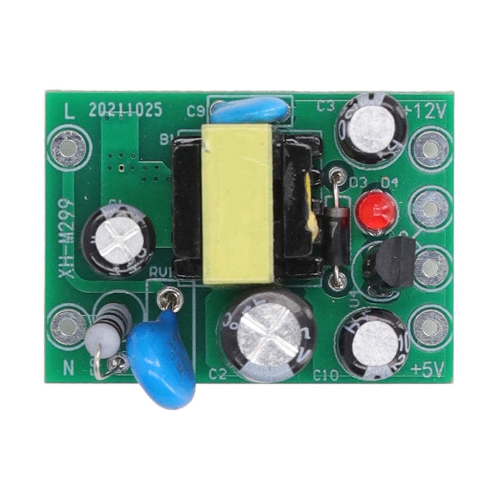 

5Pcs AC to DC Power Supply Module Isolated 110240V Input 12V 5V Output Accessory