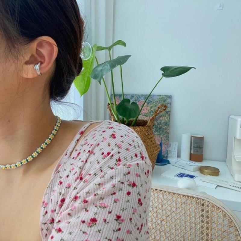 

Lanrune ear cuff gold earrings silver line women s minimal Silver