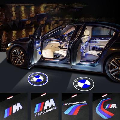 Car Door Welcome Light for M Performance E46 E90 E60 F20 X1 F10 F30 Logo Ghost Shadow LED Atmosphere Light Universal Fit