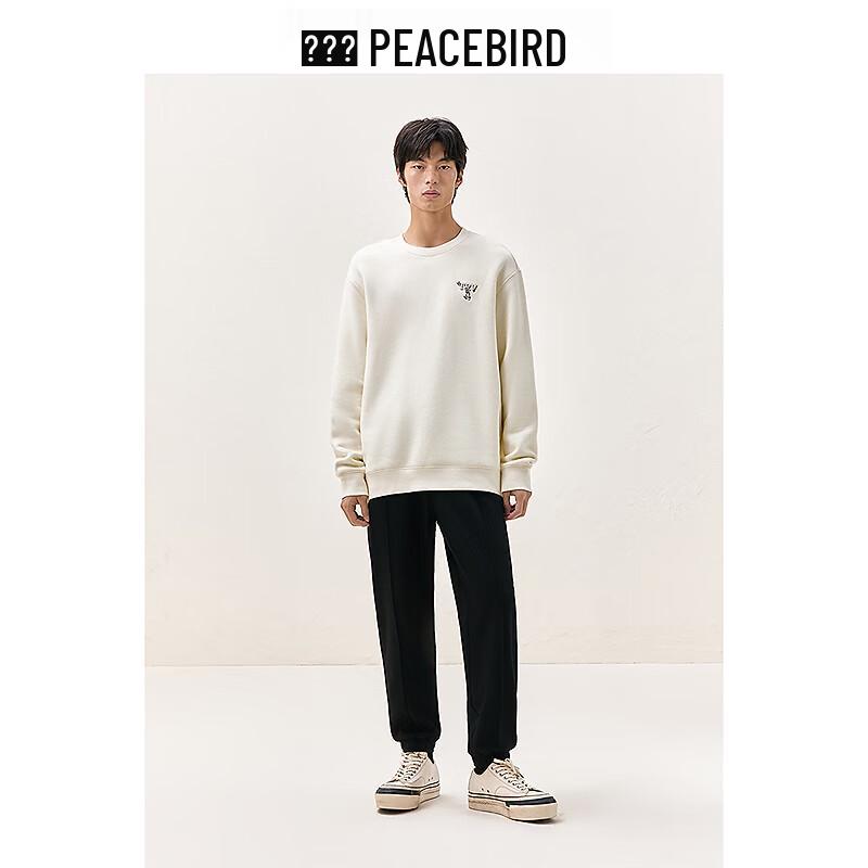 Peacebird Men's Winter Tapered Loose Warm Casual Pants