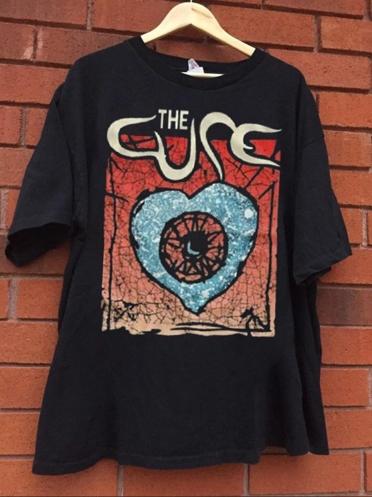 Новая одежда The Cure Концерт, The Cure Wish Tour Унисекс Футболка Репринт S-5X Унисекс Футболка S