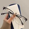 High Quality Metal Frame Myopia Eyewear Women Men Ultra Light Half Frame Glasses Fashion Anti Blue Light Near Sight Glasses