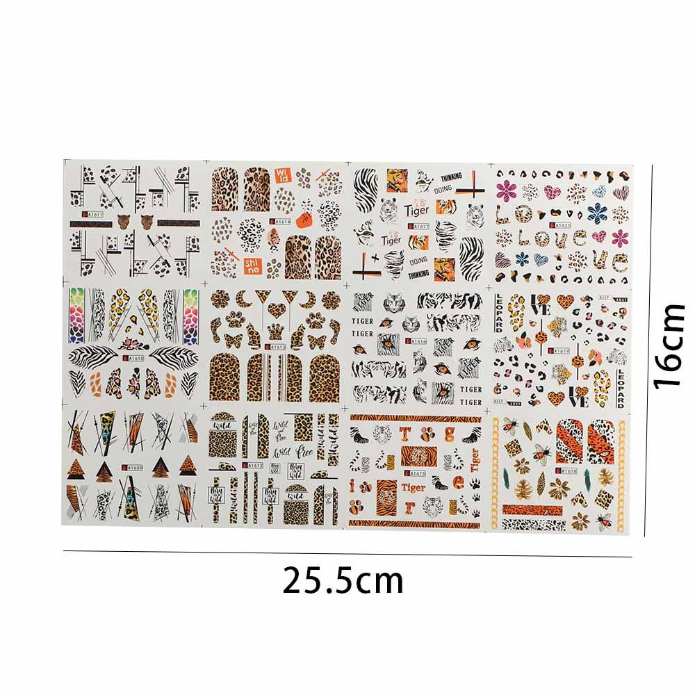 Wrap Flower Peach Blossom Multi-style Water Transfer Stickers Nail Decoration Nail Stickers