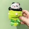 Bamboo Shoot Handheld Flower Panda Cute Plush Keychain Pendant Boys Gift Girls
