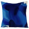 New Blue Geometric Linen Pillowcase Home Sofa Pillowcase