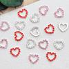 2Pcs 3D Loving Heart Shaped Nail Art Rhinestone Gems Charms Luxury Diamond Alloy Glitter Hearts Jewelry Nail Supplies Accessory