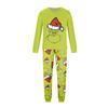Print Cute Family Set Pajamas, Home Clothes, Family Set Long Sleeve Top Pants Set
