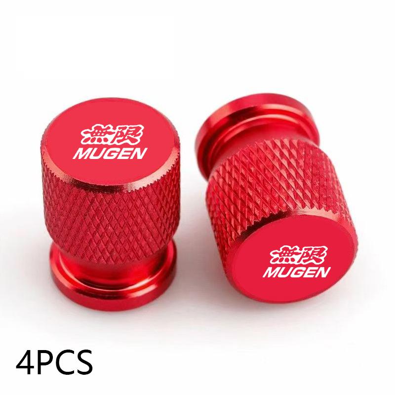 Car Wheel Tire Valve Caps Tyre Stem Covers Airdust Waterproof For Honda Mugen CB400 CB650F CBF CBR250RR CRF SH300 NC750