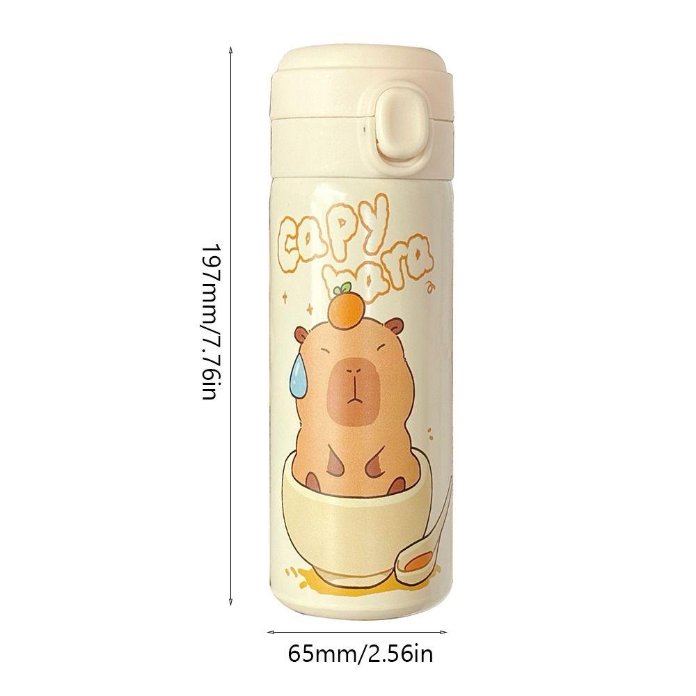 304 Stainless Steel Vacuum Flask Large Capacity Water Bottle Cartoon Thermal Mug